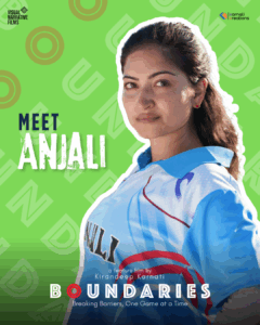 Anjali/ Hiranmayi Srinivasan
Characters of Boundaries - The Cricket Movie
